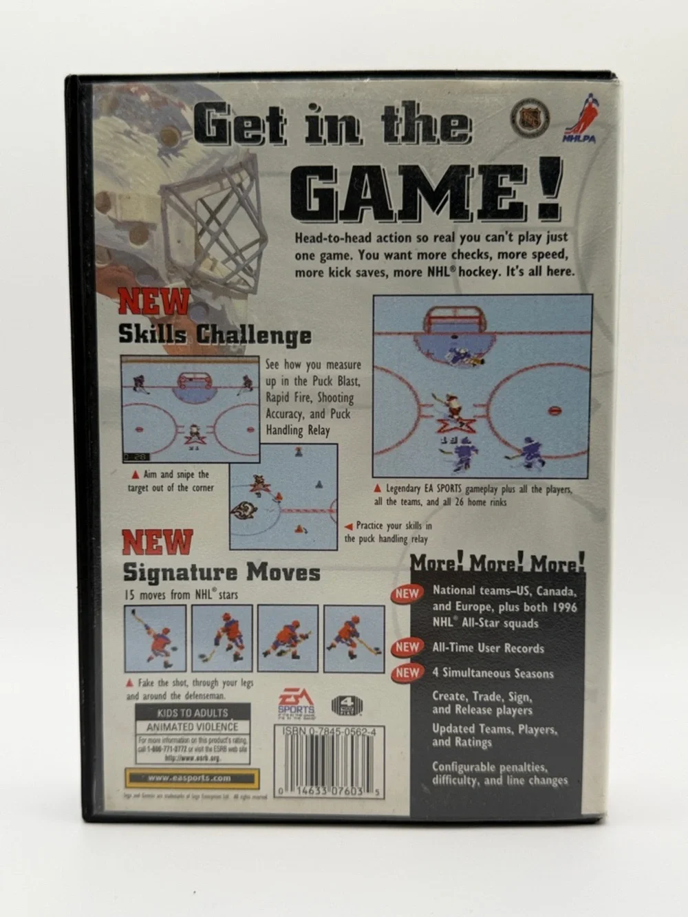 EA Sports NHL‎ 97 Sega Genesis 1996 Vintage Video Game